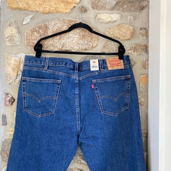 NWT Levi’s 505 REGULAR FIT MEN'S JEANS (BIG & TALL) Dark Stone Wash 42 / 34 - Picture 9 of 12